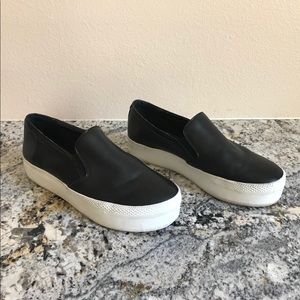 Unisex Michael Kors leather platform sneakers